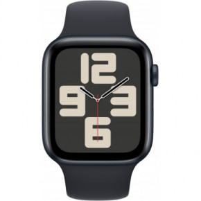 �����-���� Apple Watch SE 2 GPS 44mm Midnight Aluminium Case with Midnight Sport Band M/L (MRE93) 3