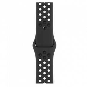 �����-���� Apple Watch SE 44mm Space Grey / Aluminium Case UA Anthracite / Black Nike Sport Band (MYYK2) 4