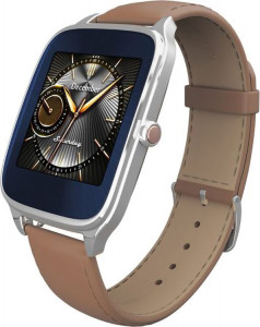 - ASUS ZenWatch 2 WI501Q Silver/Leather Brown Refabrished Grade B