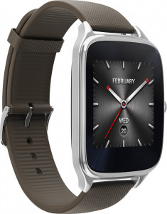 - ASUS ZenWatch 2 WI501Q Silver/Silicon Brown Refabrished Grade B 7