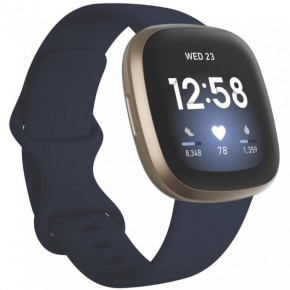 - FitBit Versa 3 blue gold