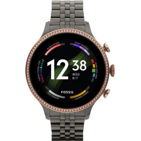 - Fossil Gen 6 Gunmetal Stainless Steel (FTW6078)