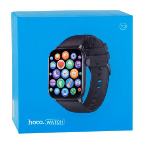 - Hoco Y3 Smart Watch Black 3