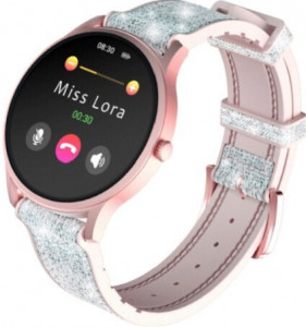 - Kieslect Lora Lady Calling Watch Silver Pink 4