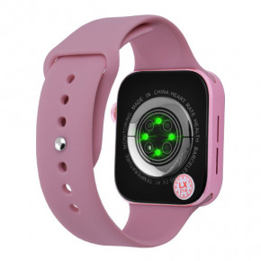 Smart Watch M7 Plus, WearfitPro, 44mm Aluminium,  , pink (8846) 3