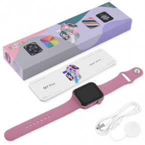 Smart Watch M7 Plus, WearfitPro, 44mm Aluminium,  , pink (8846) 5