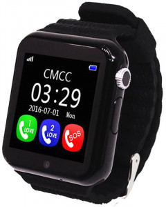 - UWatch Smart GPS V7K Kid Black #I/S