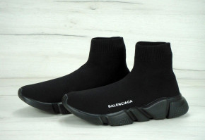  Balenciaga Speed Trainer All Black