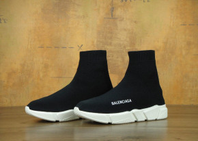  Balenciaga Speed Trainer Black White (   -  36-45) 3