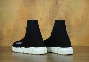  Balenciaga Speed Trainer Black White (   -  36-45) 5