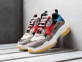  Balenciaga Triple S Grey Red Blue