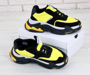  Balenciaga Triple S 2.0 Black Yellow 4