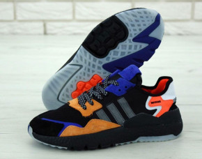  Adidas Nite Jogger Black Orange Blue (    -) 40-45 3