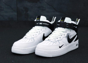  Nike Air Force 1 Mid TM White Black (     ) 4