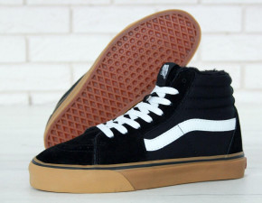      Vans SK-8 Black White Gum Suede 5