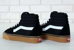      Vans SK-8 Black White Gum Suede 6