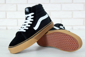      Vans SK-8 Black White Gum Suede 7