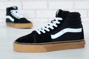      Vans SK-8 Black White Gum Suede 8