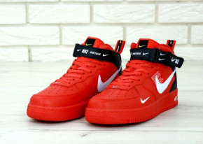   Nike Air Force 1 Mid Red (         ) 4