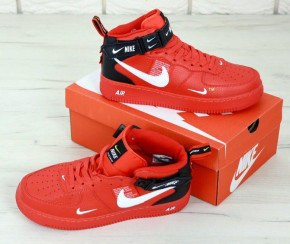   Nike Air Force 1 Mid Red (         ) 6