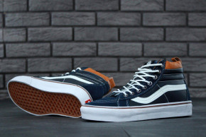  Vans SK8 Navy Blue Leather 4