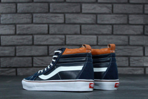  Vans SK8 Navy Blue Leather 5