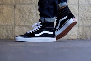  Vans Old Skool SK8 Black White 3