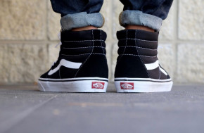  Vans Old Skool SK8 Black White 5