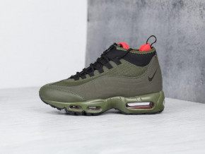    Nike Air Max 95 Sneakerboot Olive Red Cargo Khaki 3