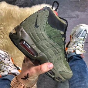    Nike Air Max 95 Sneakerboot Olive Red Cargo Khaki 10