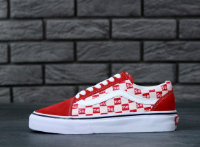  Vans Old Skool Supreme Pro Red White (     -) 3