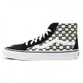  Vans SK8 Old Skool Black White x Supreme 3