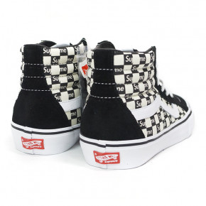  Vans SK8 Old Skool Black White x Supreme 5