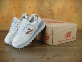  New Balance 574 Rose Gold