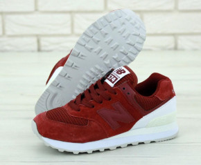   New Balance 574 Red White 3