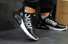  Nike Air Max 270 Supreme Black White (   270  -) 10