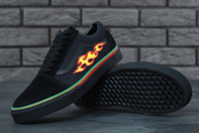  Vans Old School Black Core Fire 4