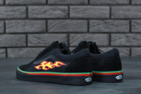  Vans Old School Black Core Fire 5