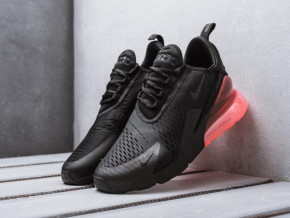   Nike Air Max 270 Triple Black Hot Punch (   270    ) 41-45