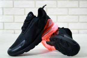   Nike Air Max 270 Triple Black Hot Punch (   270    ) 41-45 9