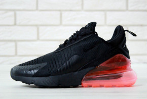   Nike Air Max 270 Triple Black Hot Punch (   270    ) 41-45 10