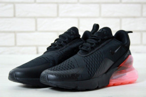   Nike Air Max 270 Triple Black Hot Punch (   270    ) 41-45 11