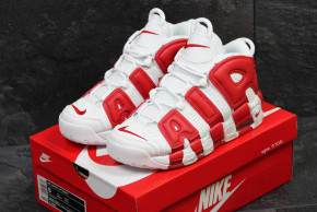    Air More Uptempo Red White 4