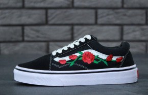  Vans Old Skool Art Black White Rose (    -  )     3