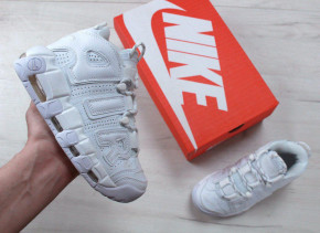  Nike Air More Uptempo Triple White (        )