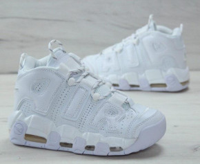  Nike Air More Uptempo Triple White (        ) 6