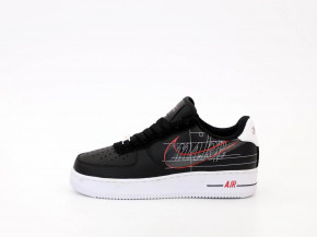  Nike Air Force 1 Low Black White 3