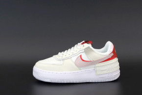 Ƴ  Nike Air Force Shadow White Red (     ) 4