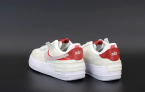 Ƴ  Nike Air Force Shadow White Red (     ) 6