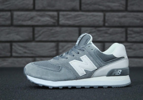  New Balance 574 Grey Suede (   574      36-44) 3